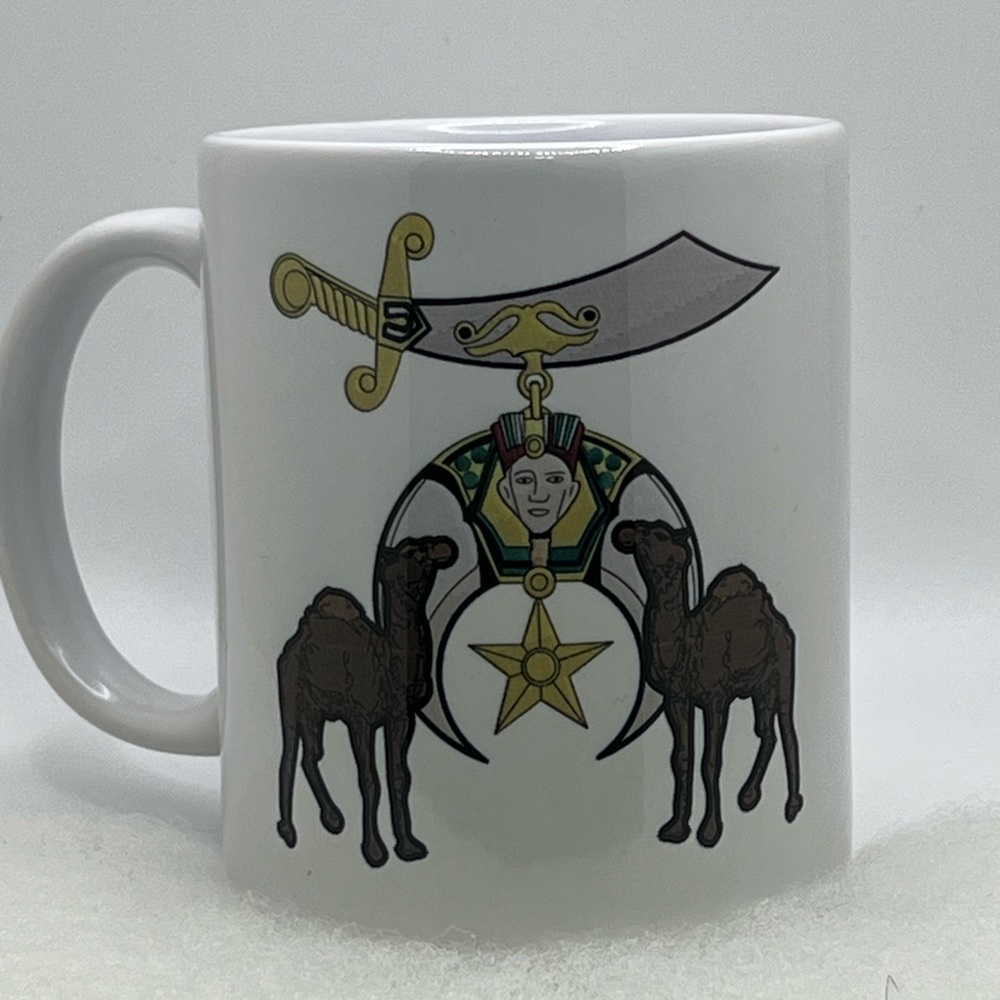 11 ounce white ceramic cup